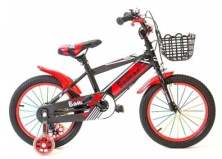 Детский велосипед Baikal BK16, черный/красный