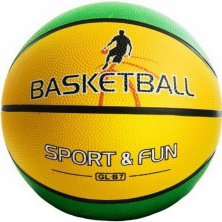 Мяч баскетбольный Midex Basketball (630862), зеленый/желтый