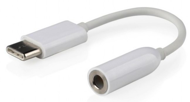 Cablu audio Cablexpert CCA-UC3.5F-01-W, alb