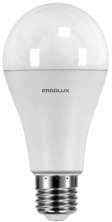 Лампа Ergolux A65-20W-E27-3K, белый