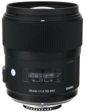Объектив Sigma AF 35mm f/1.4 DG HSM Art для Sony-A, черный