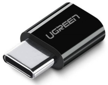 Переходник Ugreen USB-C to Micro USB Adapter, черный