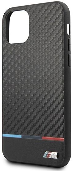 Husă de protecție CG Mobile BMW M Carbon Tricolore for iPhone 11 Pro, negru