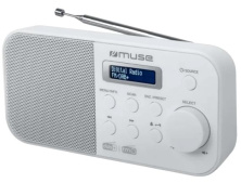 Radio portabil Muse M-109 DBW, alb