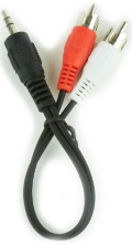 Cablu audio Cablexpert CCA-458/0.2, negru