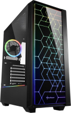 Корпус Sharkoon RGB Lit 100, черный