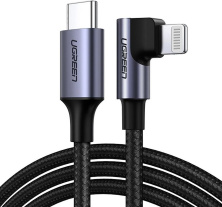 USB Кабель Ugreen US305 Type-C to Lightning 1.5m, черный