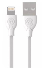 USB Кабель WK Design Ultra Speed 1M Lightning, белый