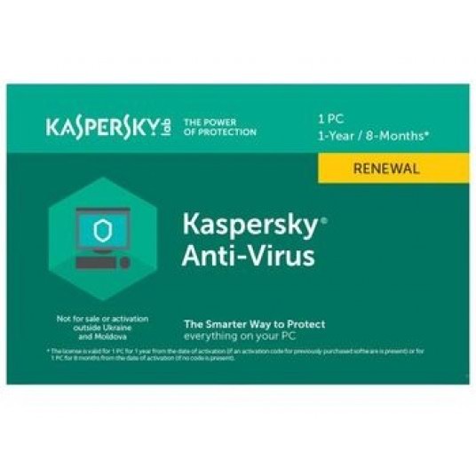 Antivirus Kaspersky Anti-Virus Renewal - 1 device, 12 luni, card