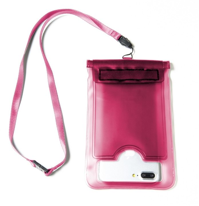 Husă de protecție Celly Waterproof Bag 5.7", roz