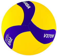 Мяч волейбольный Mikasa V370W, желтый/синий