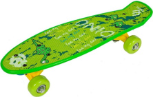 Скейтборд Enero Mini Dino, зеленый