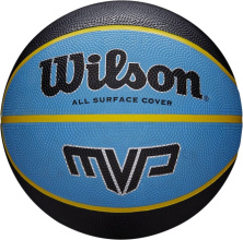 Мяч баскетбольный Wilson MVP 275 BLKBLU, черный/синий