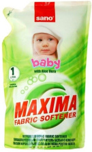 Кондиционер для стирки Sano Maxima Baby Aloe Vera 1л
