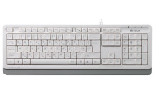 Tastatură A4Tech FK10, alb/gri