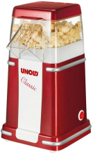 Аппарат для попкорна Unold Classic, красный/серебристый/белый