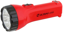 Фонарь Ultraflash LED3855, черный/красный