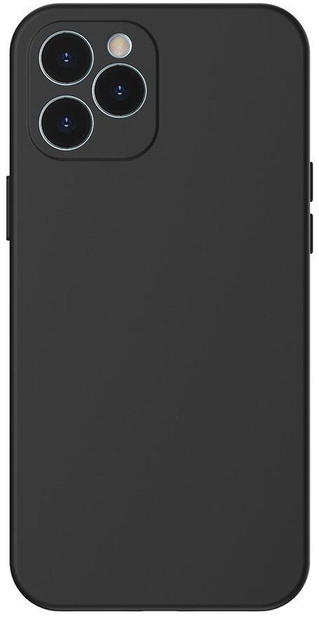 Husă de protecție Baseus Liquid Silica Gel Protective Case For iPhone 12 Pro Max, negru