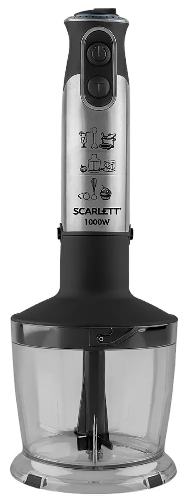 Блендер Scarlett SC-HB42F50, черный/нержавеющая сталь