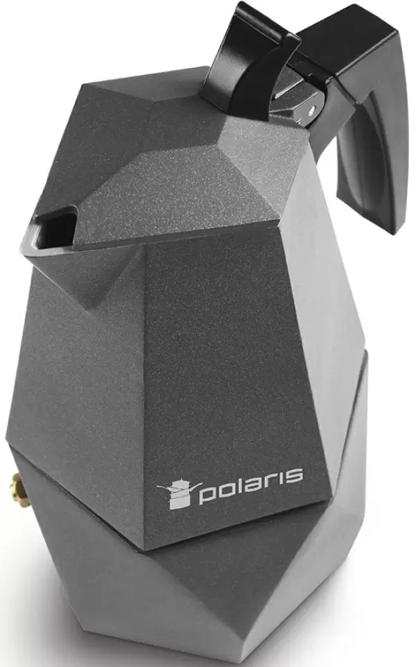 Кофеварка гейзерная Polaris Kontur-4C, серый