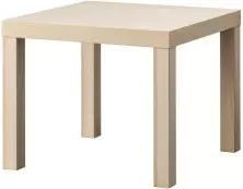 Журнальный столик IKEA Lack 55x55см, беленый дуб