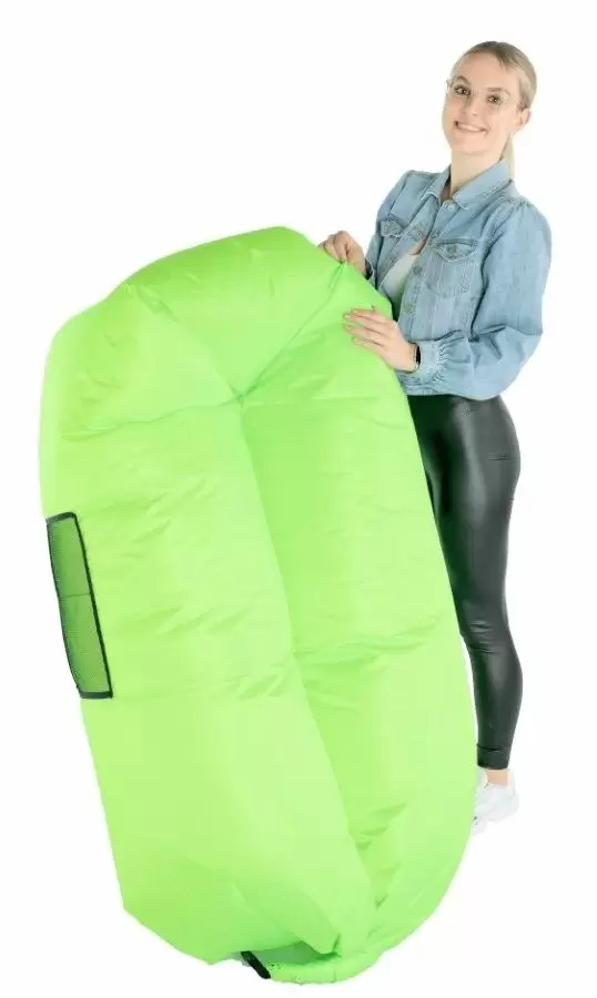 Надувное кресло-мешок Mobhaus Lebag, зеленый