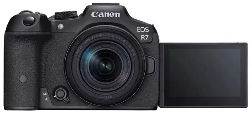 Системный фотоаппарат Canon EOS R7 + RF-S 18-150mm f/3.5-6.3 IS STM, Kit, черный