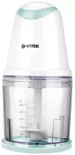 Измельчитель Vitek VT-1639, белый/бирюзовый