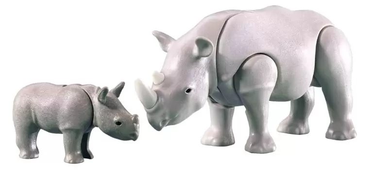 Игровой набор Playmobil Rhino with Calf
