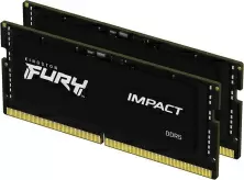 Оперативная память SO-DIMM Kingston Fury Impact 64GB (2x32GB) DDR5-4800MHz, CL38, 1.1V