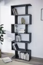 Стеллаж Fabulous Zigzag 6 Shelves, антрацит