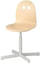 Детское кресло IKEA Valfred/Sibben, береза/белый