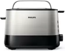 Тостер Philips HD2637/90, черный/серебристый