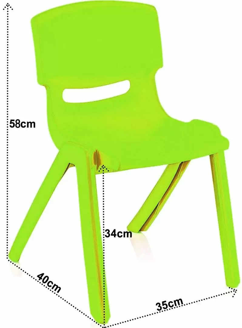 Детский стульчик Turan Fiore Big TRN-049, зеленый