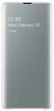 Чехол Samsung Clear View Cover Galaxy S10E, белый