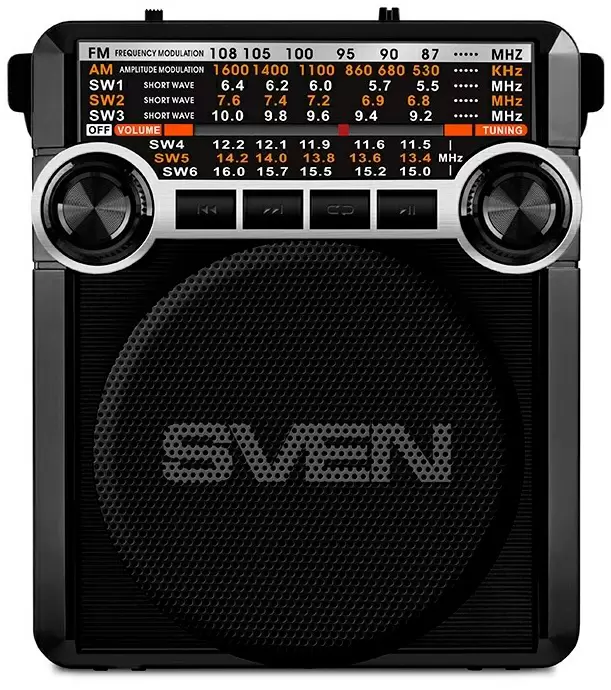 Радиоприемник Sven SRP-355, черный