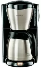 Электрокофеварка Philips HD7546/20, черный/серебристый