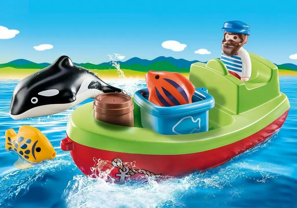 Игровой набор Playmobil Fisherman with Boat