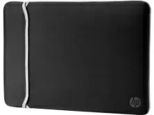 Сумка для ноутбука HP Reversible Sleeve, черный/серебристый