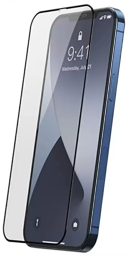 Защитное стекло Baseus Full Cover Tempered for iPhone 12 Pro Max, черный