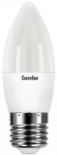 Лампа Camelion LED 12389 C35/830 8W E27 3000K, белый