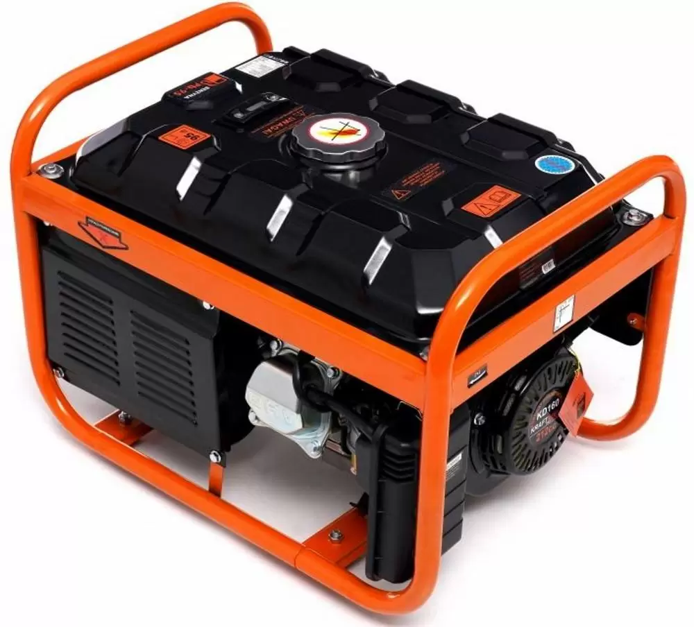 Электрогенератор Kraft&Dele KD160, оранжевый/черный