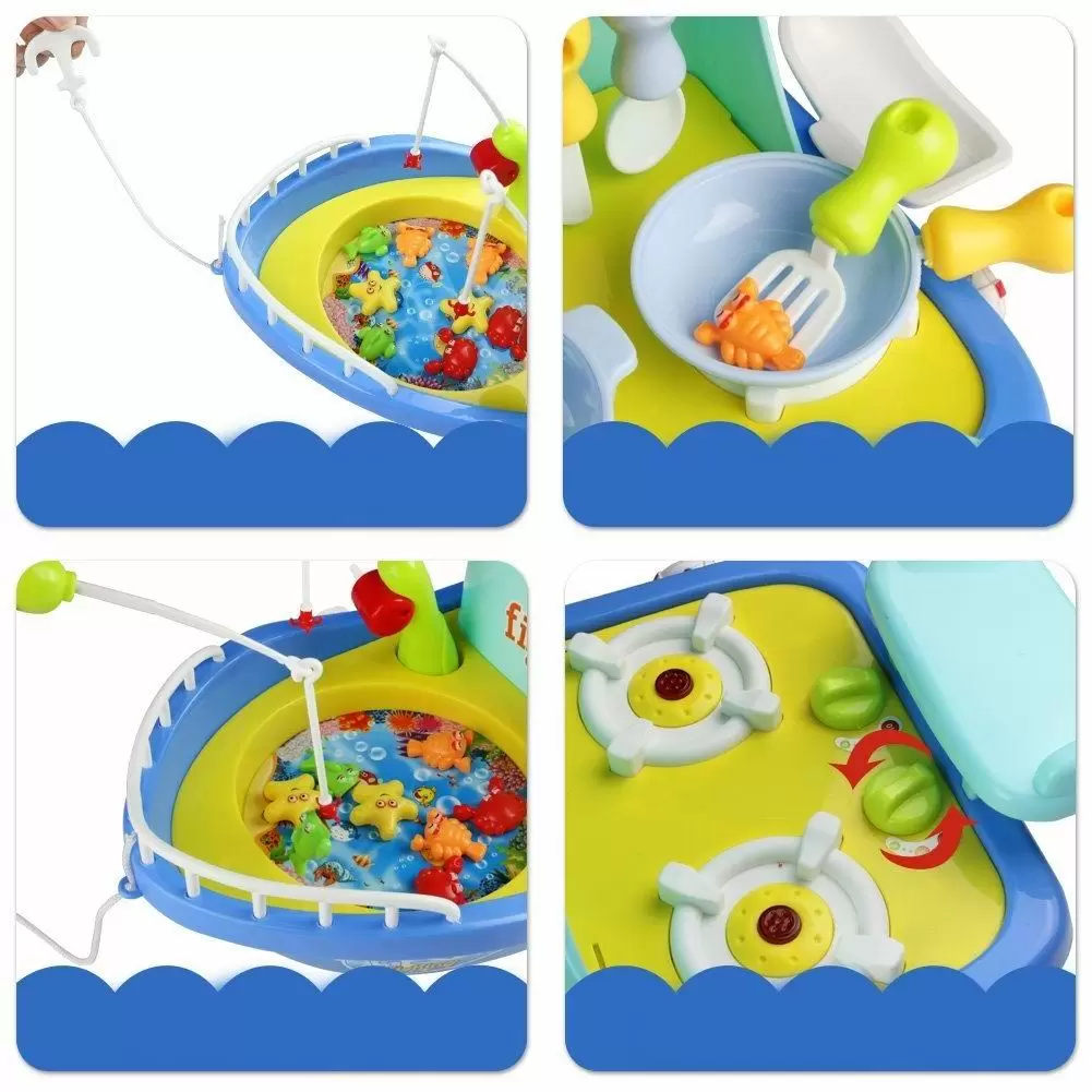 Интерактивная игрушка Play Smart Fishing And Kitchen, синий