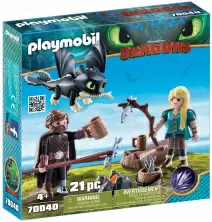Игровой набор Playmobil Hiccup Astrid and Dragon