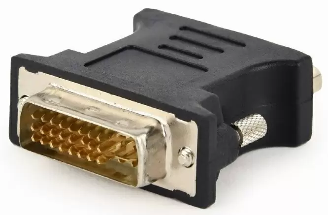 Переходник Cablexpert A-DVI-VGA-BK, черный