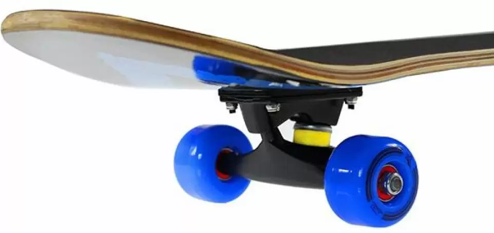 Скейтборд Nils Extreme CR3108SB SK8BOY, черный/синий