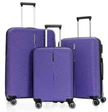 Комплект чемоданов CCS 5224 Set, фиолетовый
