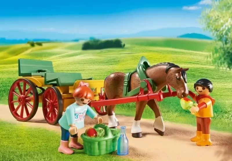 Игровой набор Playmobil Horse-Drawn Wagon