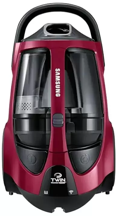 Пылесос для сухой уборки Samsung VCC885FH3P/SBW, красный/черный