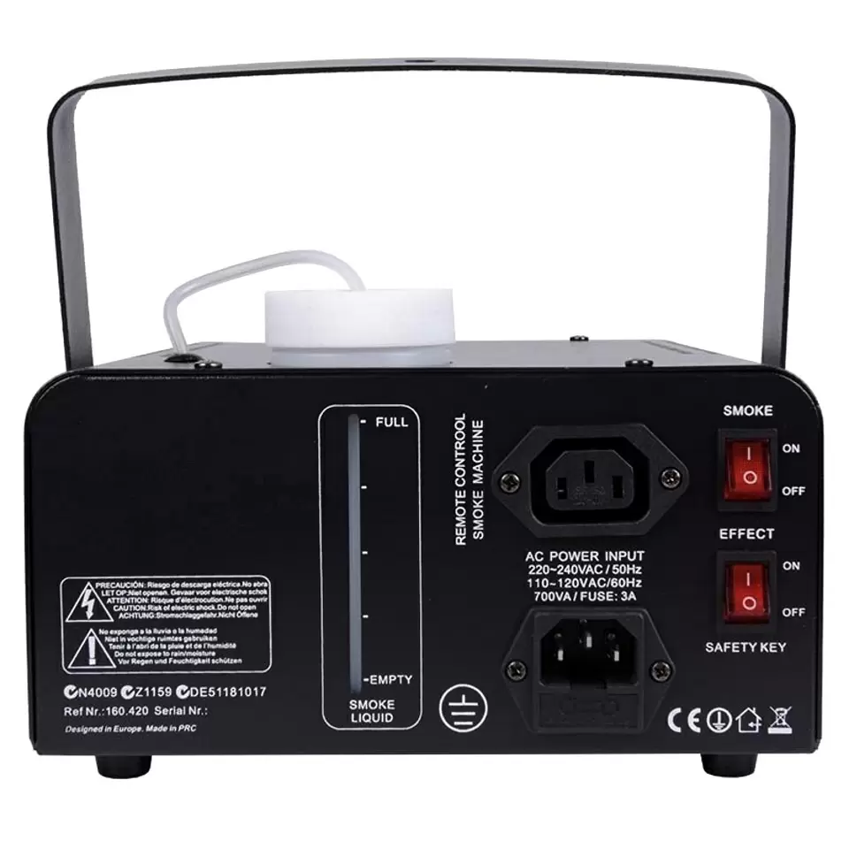 Генератор дыма Light4Me S 700 LED Ball, черный